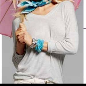 CAbi double v-neck tee